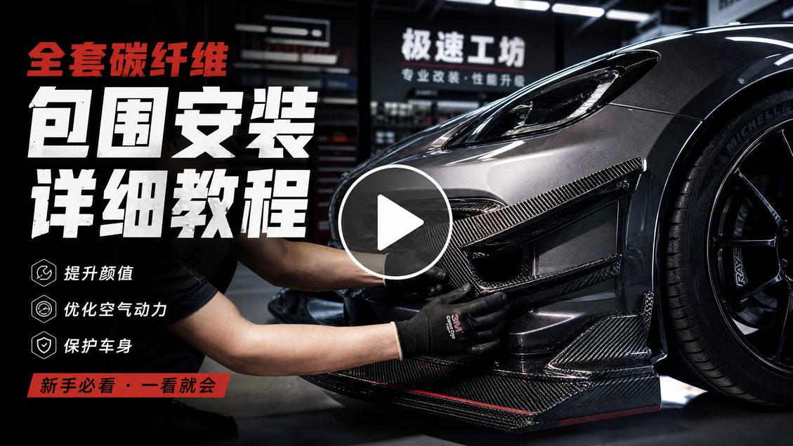 溏心vlog碳纤维改装视频教程